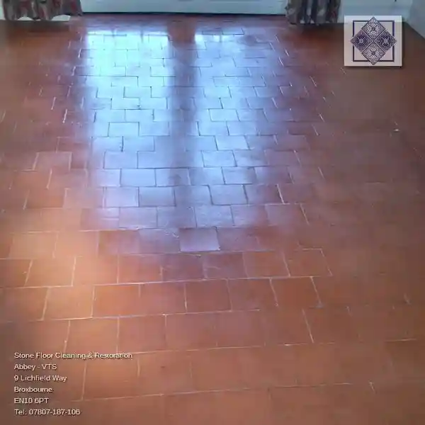 sealing quarry tiles Essex by Victorian Tile Services