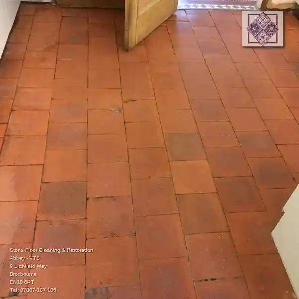sealing quarry tiles Bedfordshire by Victorian Tile Services