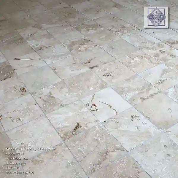 travertine sealing East Sussex by Victorian Tile Services